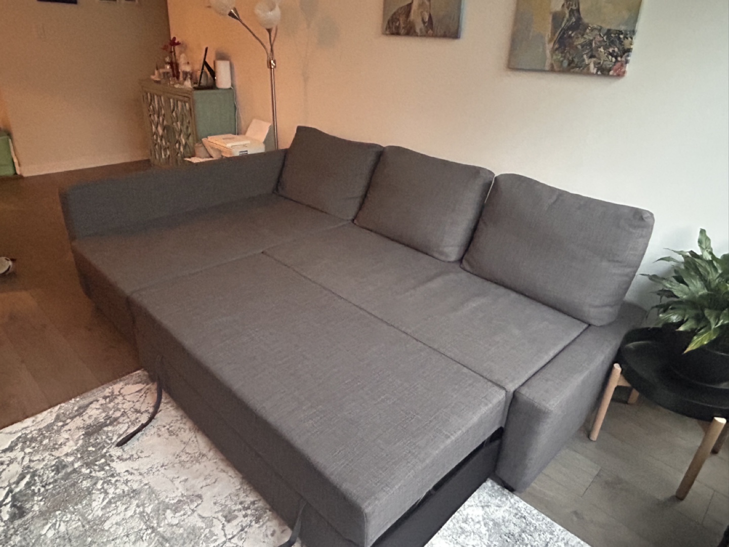 IKEA Friheten Corner Sofa-Bed with Storage - photo 2