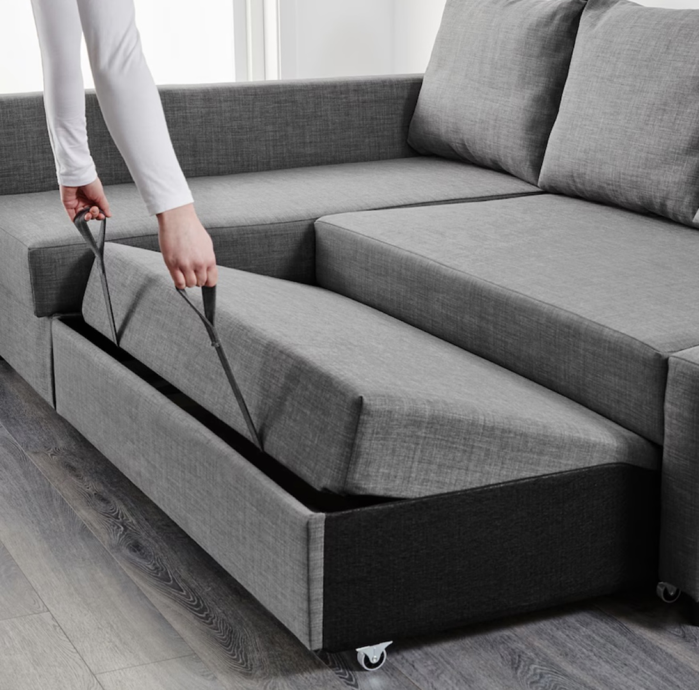 IKEA Friheten Corner Sofa-Bed with Storage - photo 4