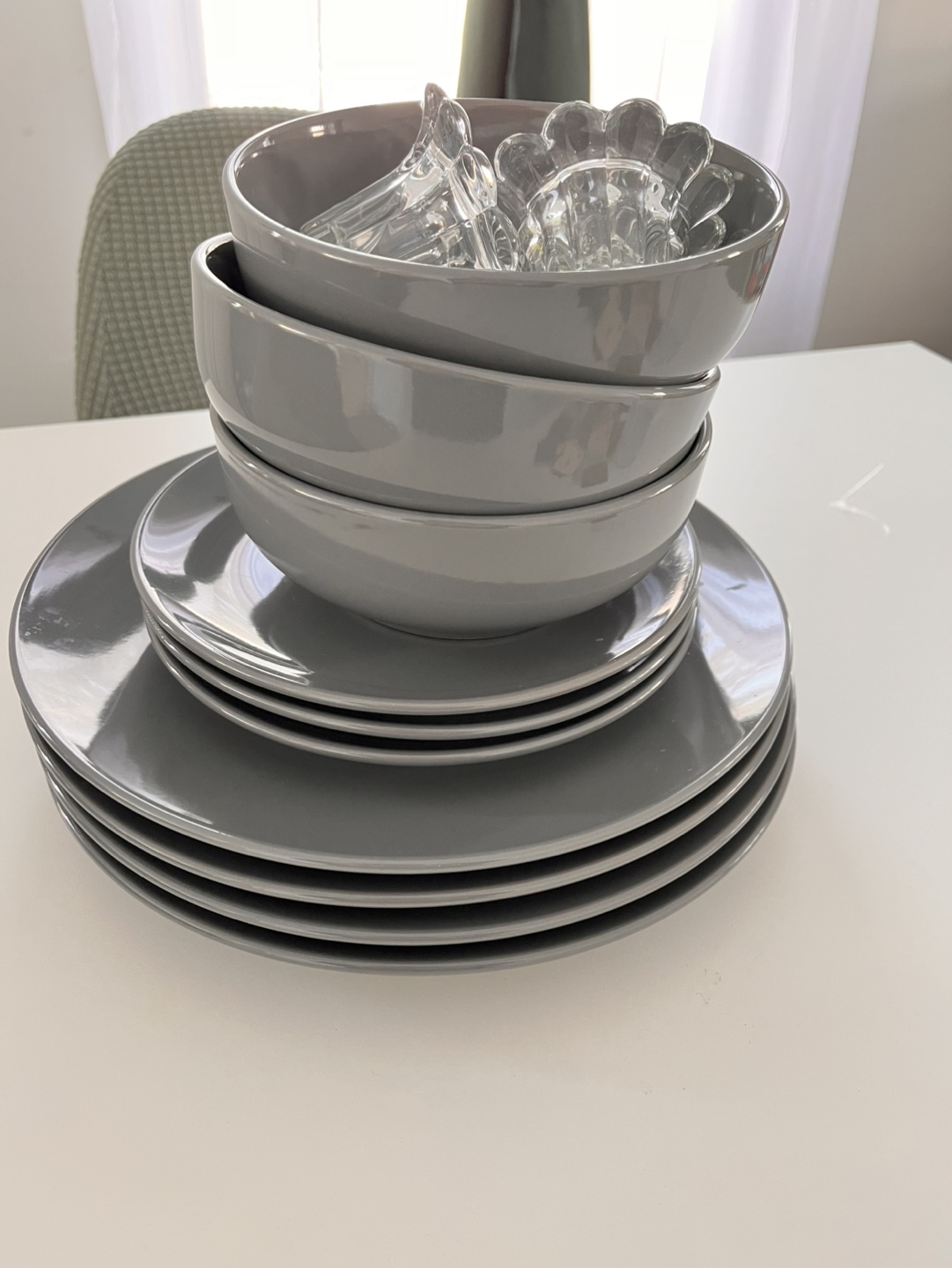 11 pieces, dinner ware set.