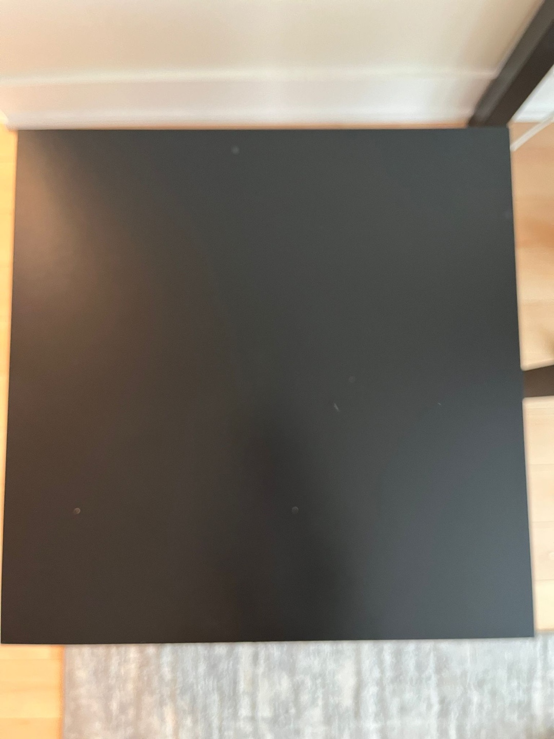 Black IKEA Lack Side Tables (2)