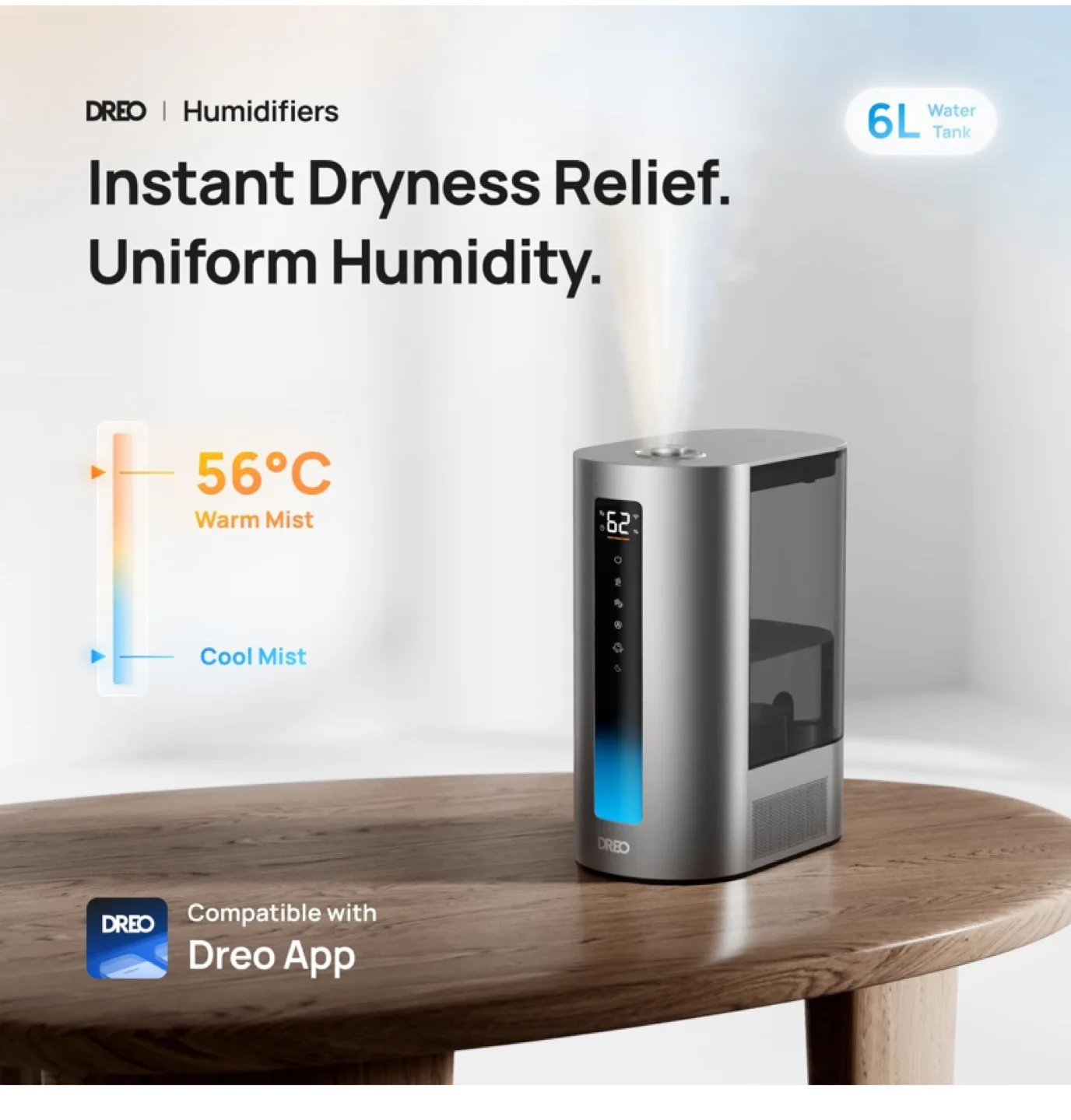 Brand new. DREO Smart Humidifier thumbnail