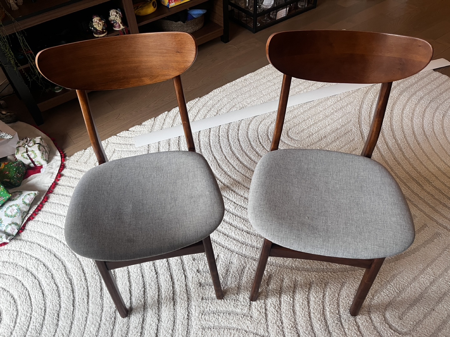 West Elm Tripod Table and Two Chairs - photo 3