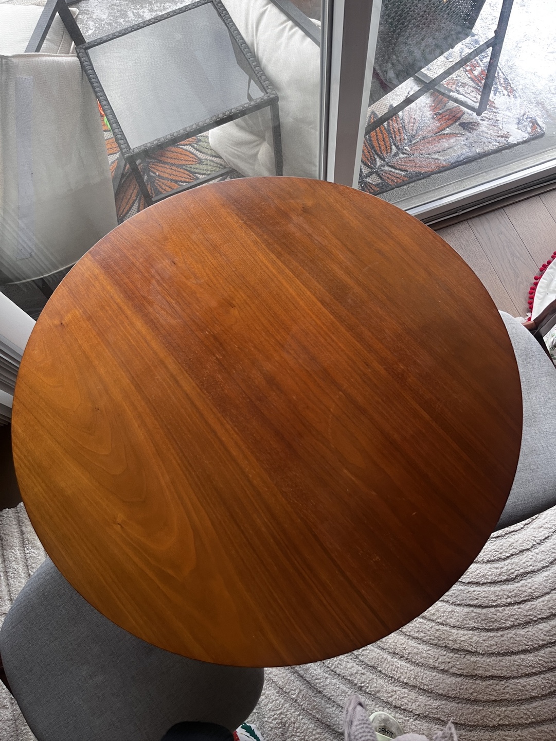 West Elm Tripod Table and Two Chairs - photo 2