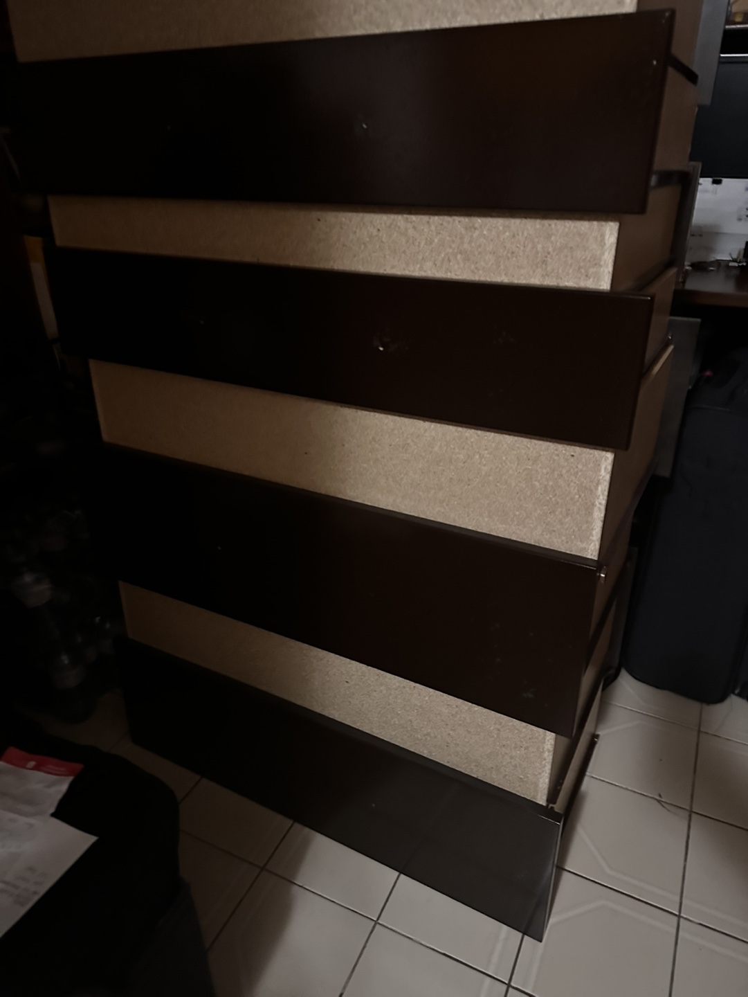 Dark Brown 8-Drawer chest - photo 2