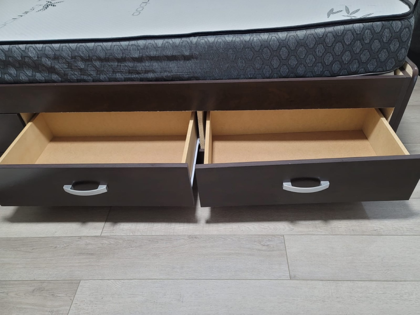 Twin Bed Frame with Mattress and Storage - photo 3