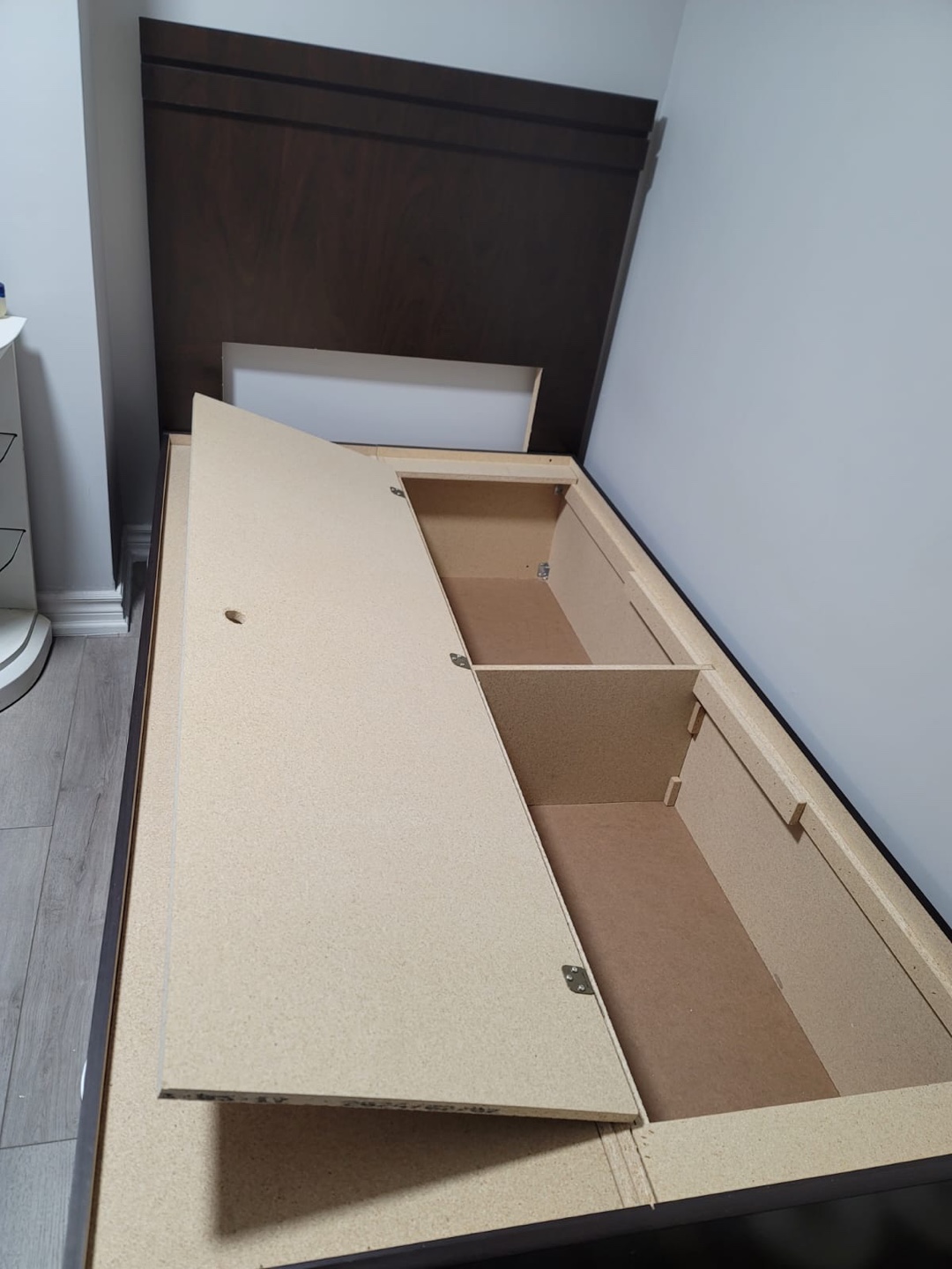 Twin Bed Frame with Mattress and Storage - photo 4