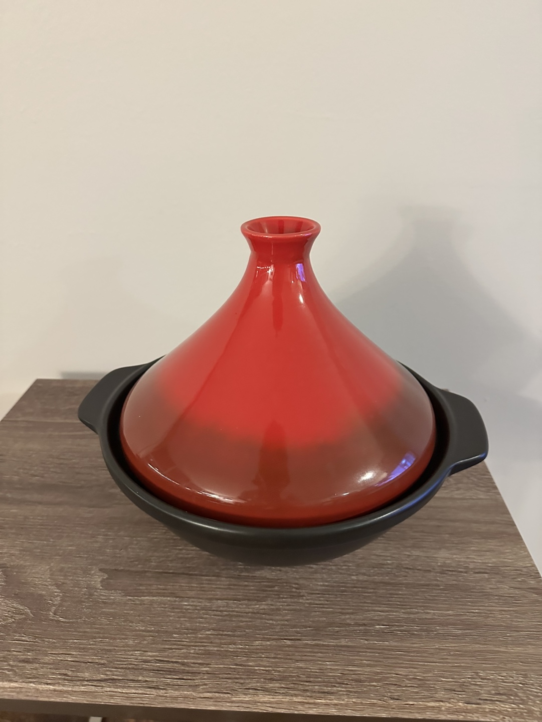 Red Tagine with Black Base