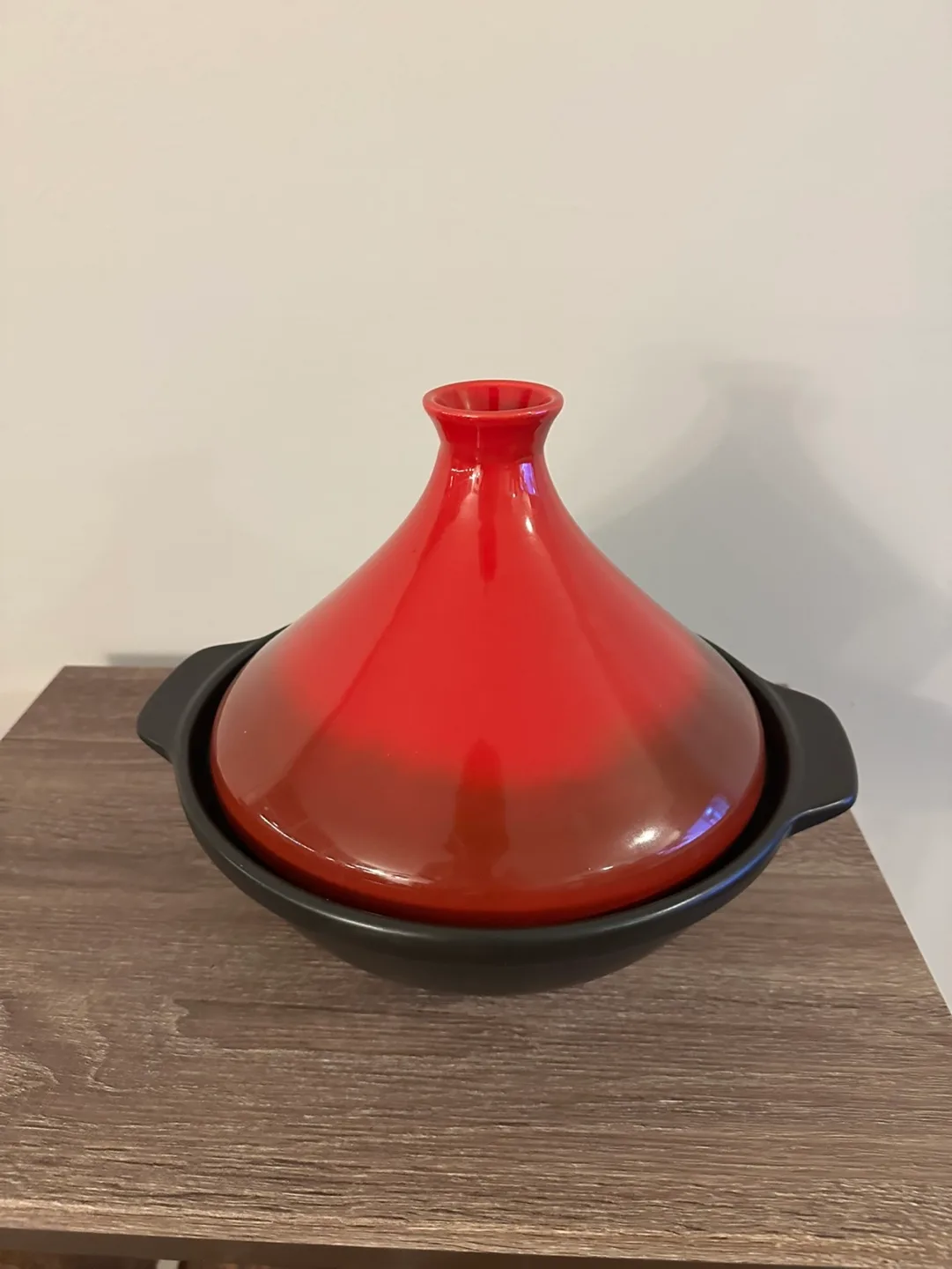 Red Tagine with Black Base thumbnail