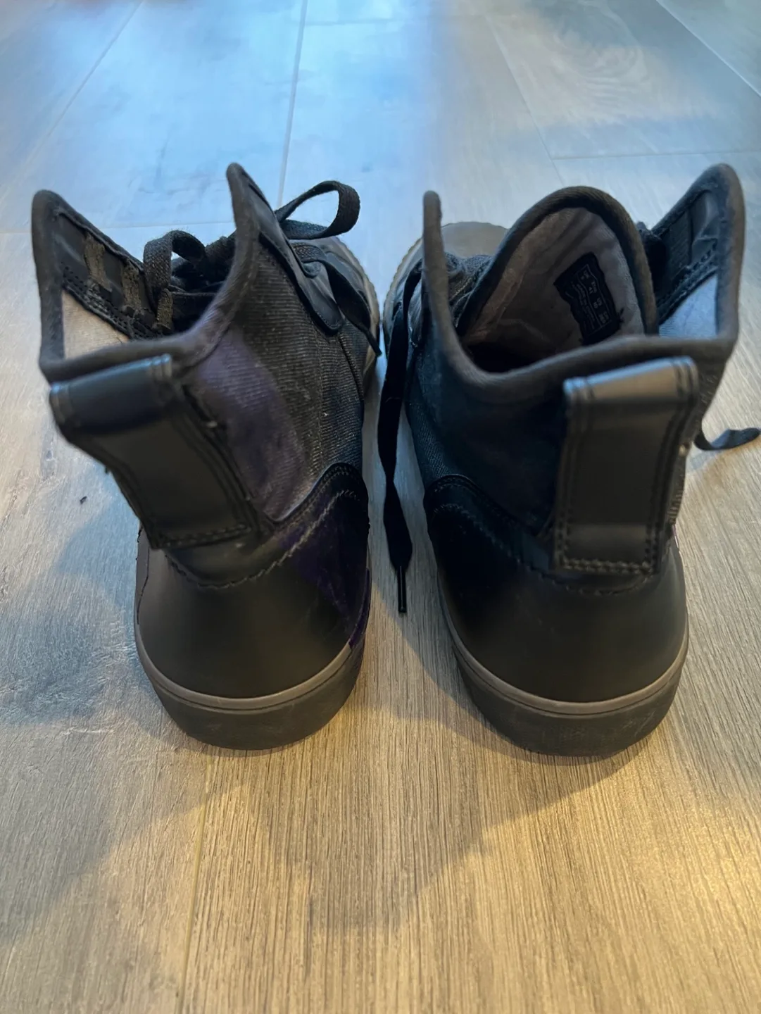 G-Star RAW Black High-Top Canvas Sneakers image indicator(3)