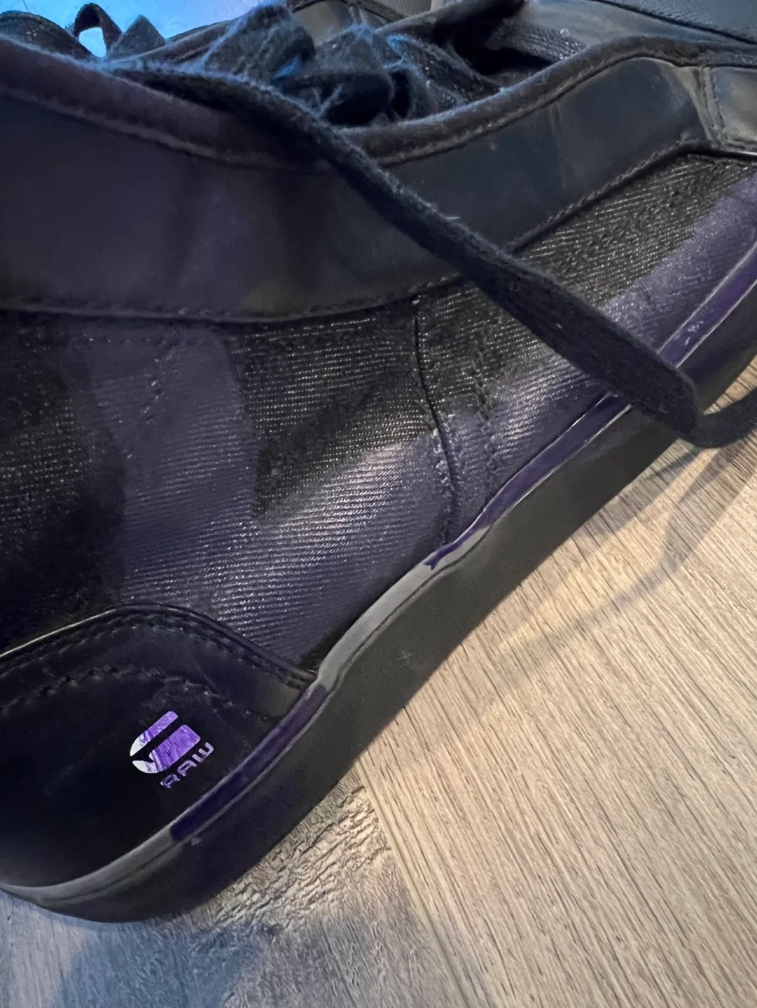 G-Star RAW Black High-Top Canvas Sneakers image indicator(5)