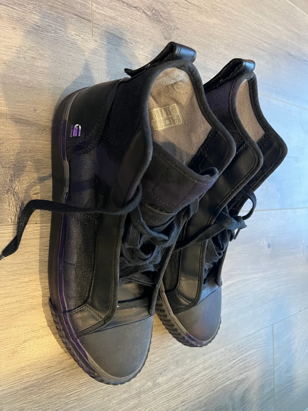 G-Star RAW Black High-Top Canvas Sneakers image indicator(2)