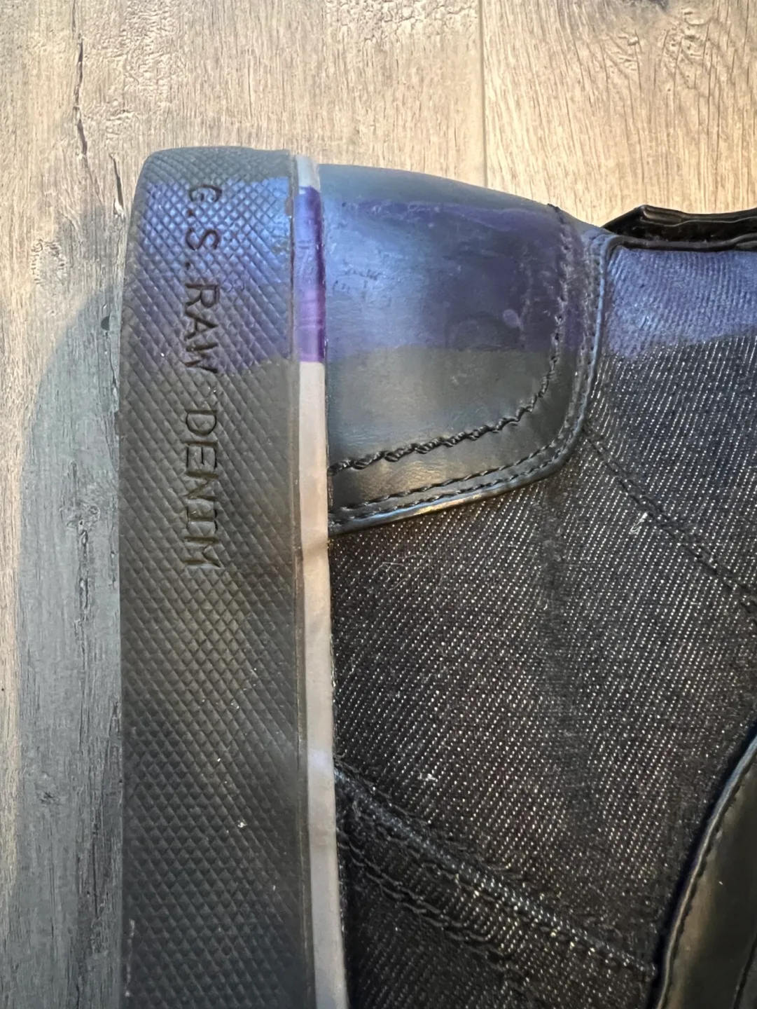 G-Star RAW Black High-Top Canvas Sneakers image indicator(9)