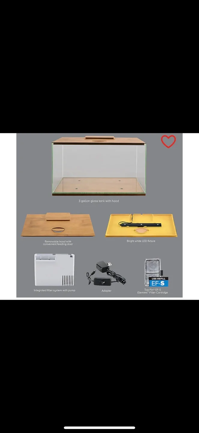 Fish Tank with LED Aquarium image indicator(4)