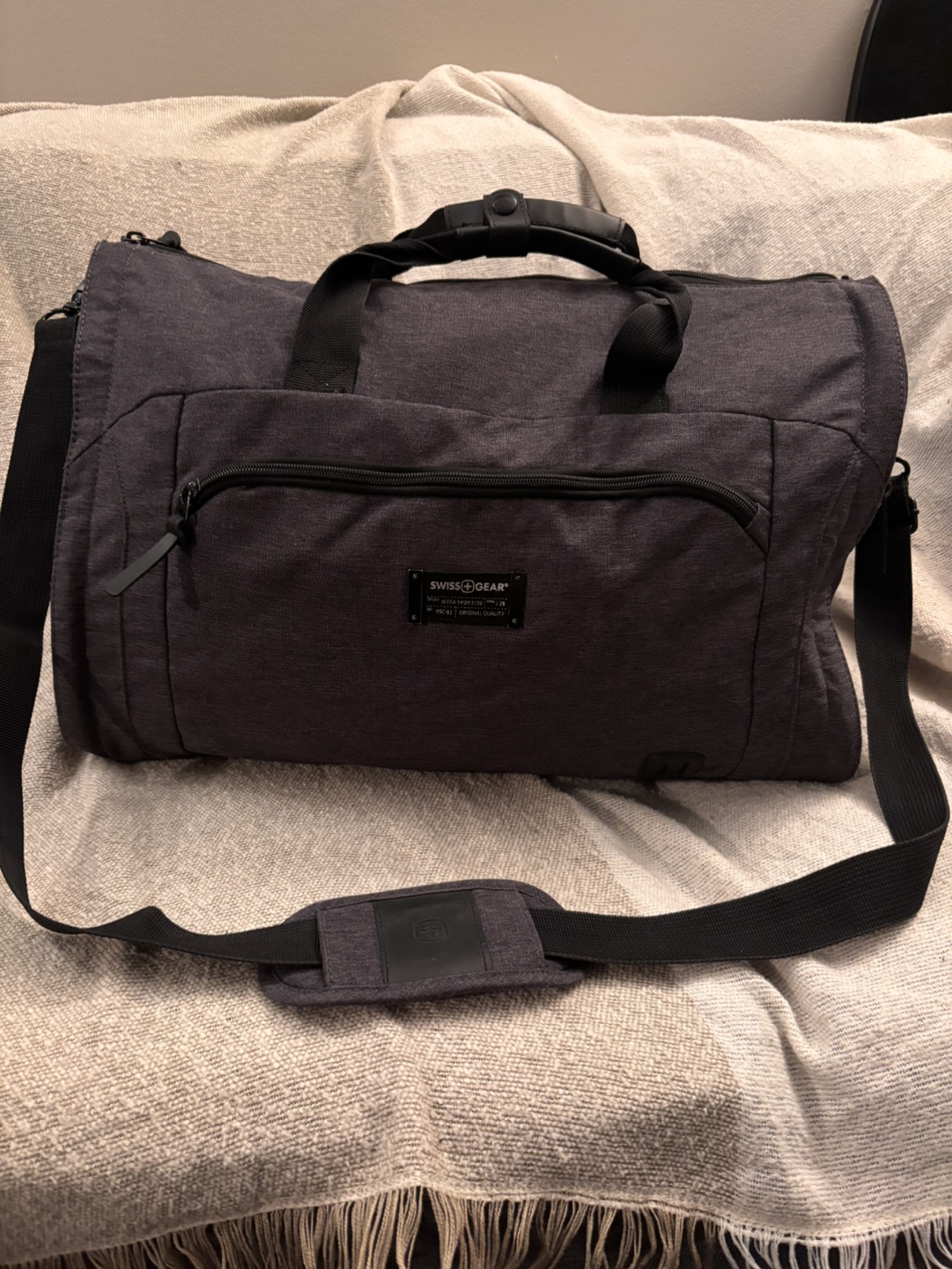 SwissGear Travel garment Bag - Heather Grey