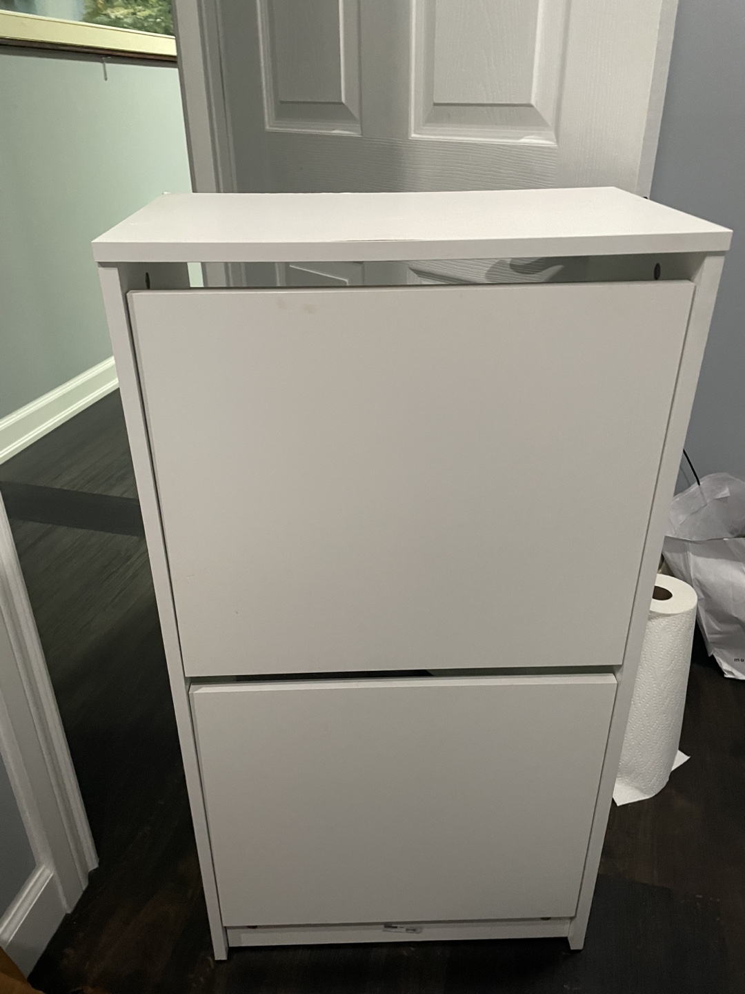 White Shoe Organizer Cabinet
