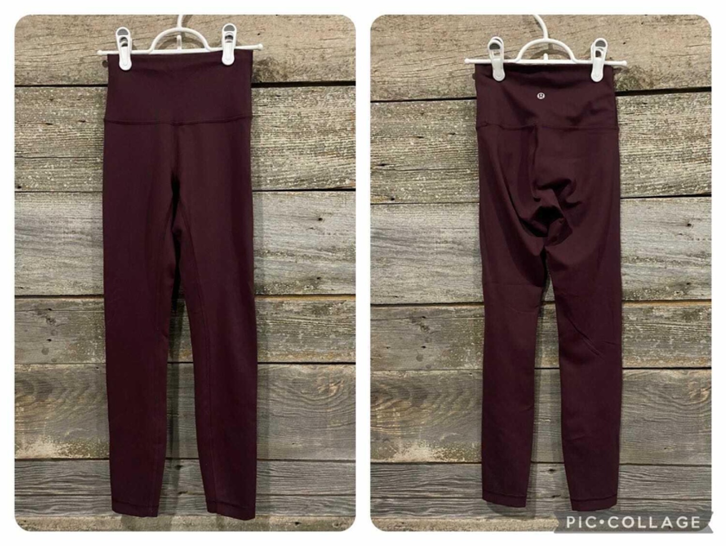 Lululemon Burgundy Leggings - Size 0 - photo 3