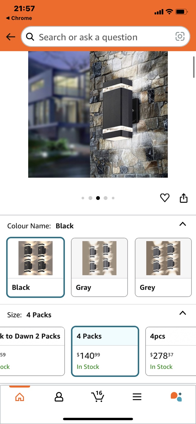 Brand new. Outdoor Wall lights - photo 3