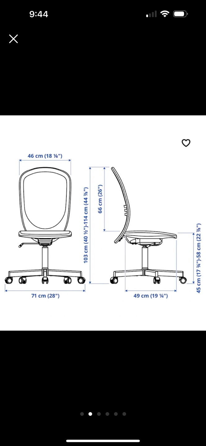 IKEA Beige Mesh Office Chair - photo 4