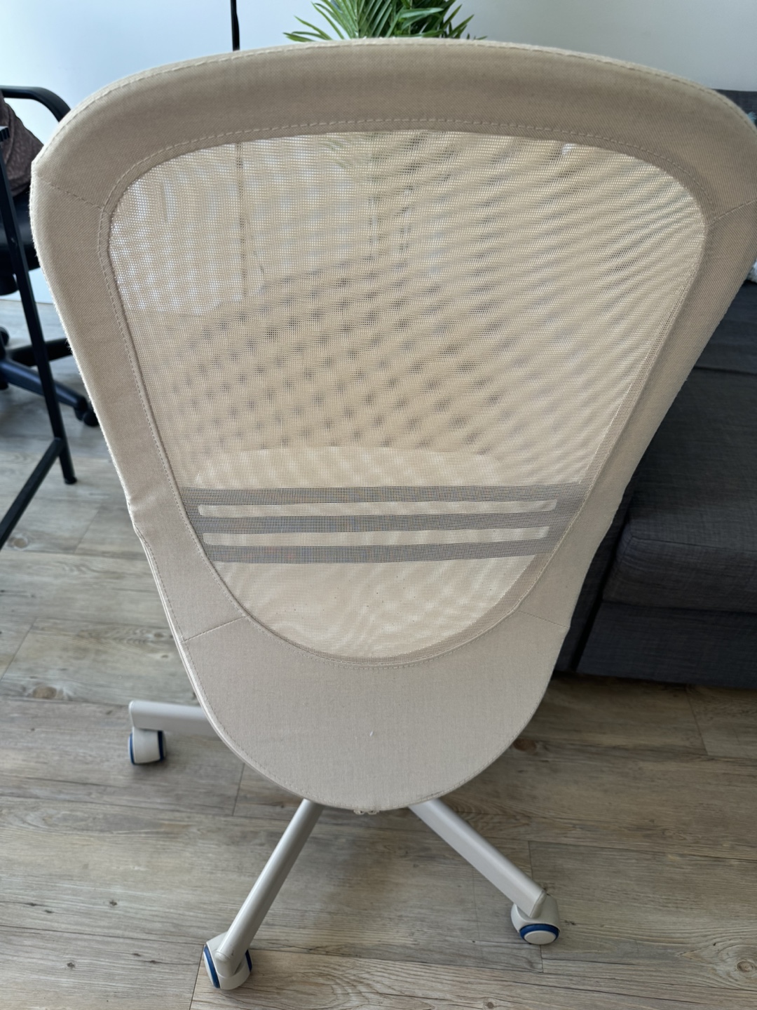 IKEA Beige Mesh Office Chair - photo 2