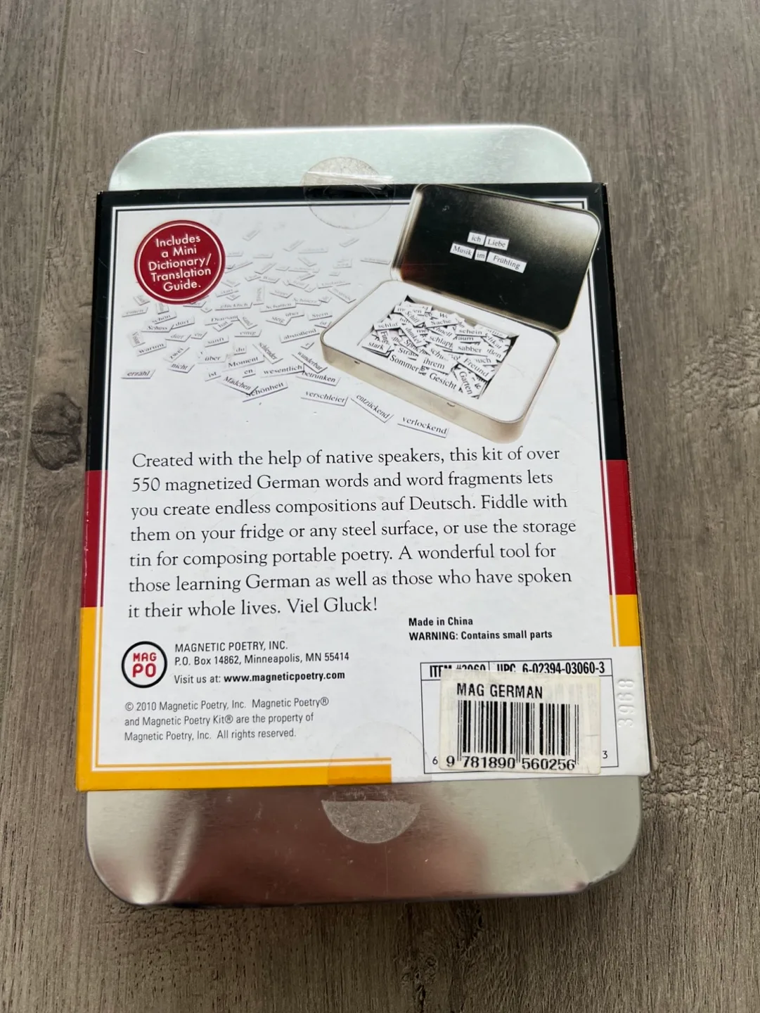 Magnetic Poetry Kit - German image indicator(2)