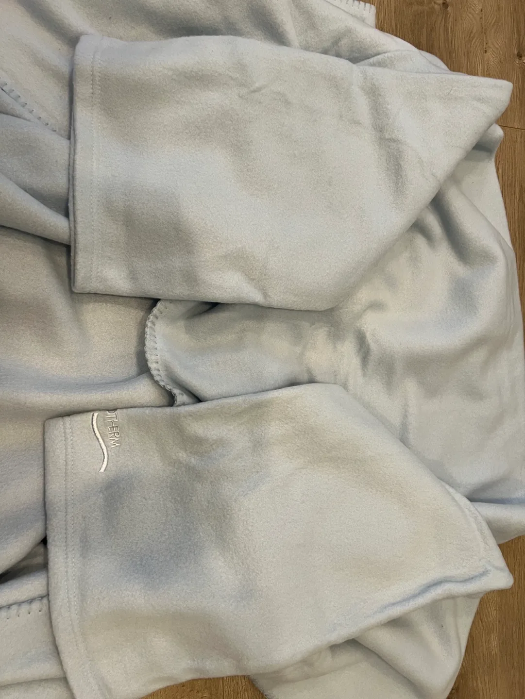 Soft Light Blue Fleece Blanket with arms / Cover up image indicator(2)