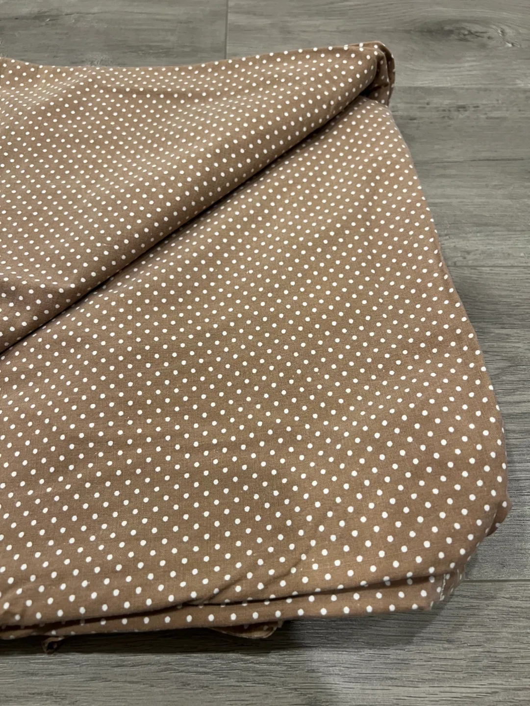 Brown and White Polka Dot Pillowcase / Duvet Cover Set image indicator(6)