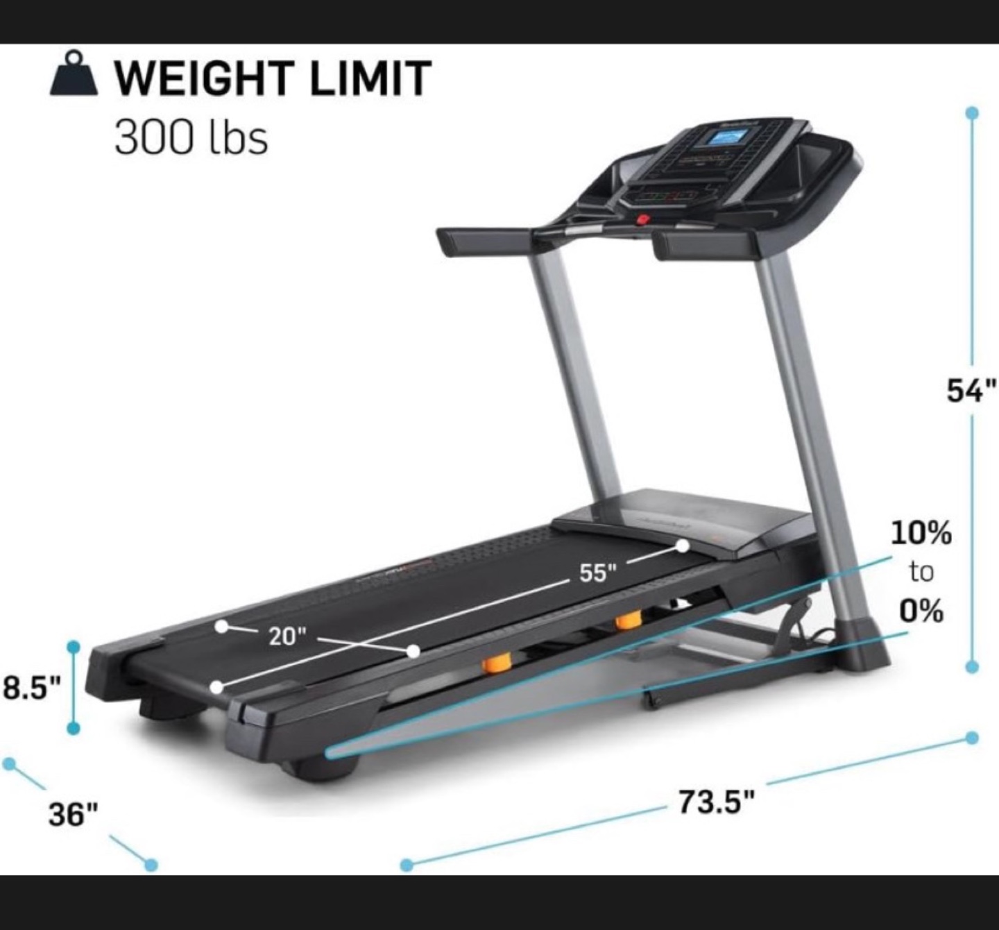 NordicTrack T 5.5 S Treadmill - photo 4