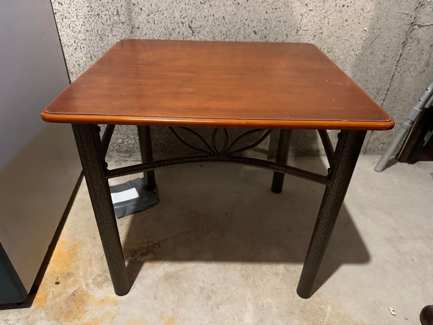 Set of Two Wooden Coffee Tables with Metal Legs - photo 3