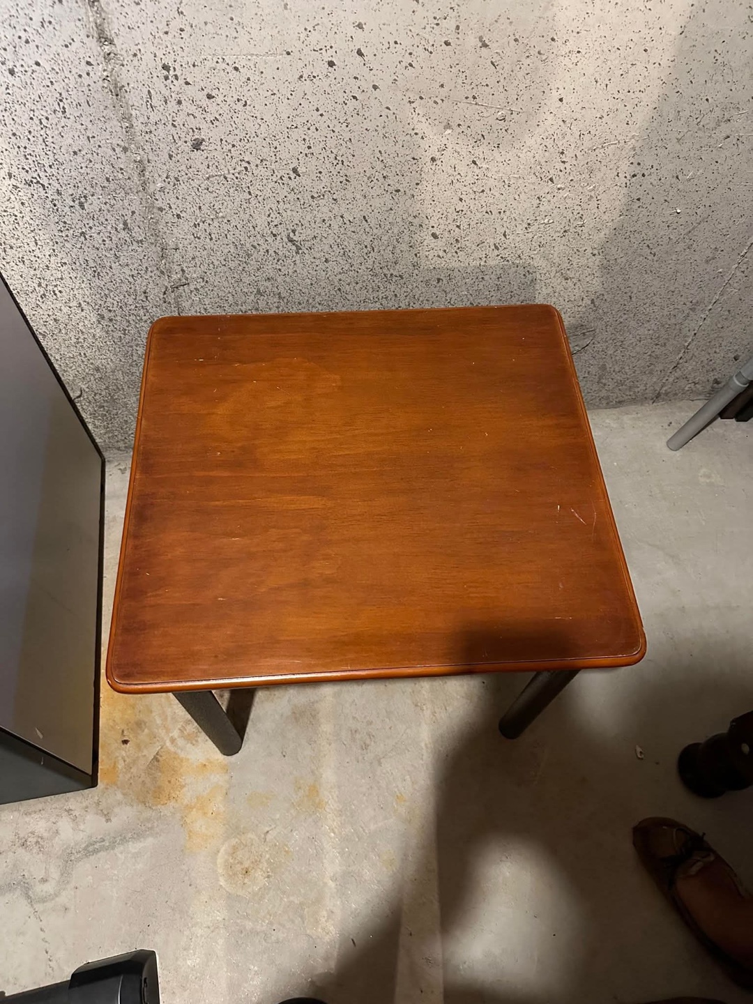 Set of Two Wooden Coffee Tables with Metal Legs - photo 4