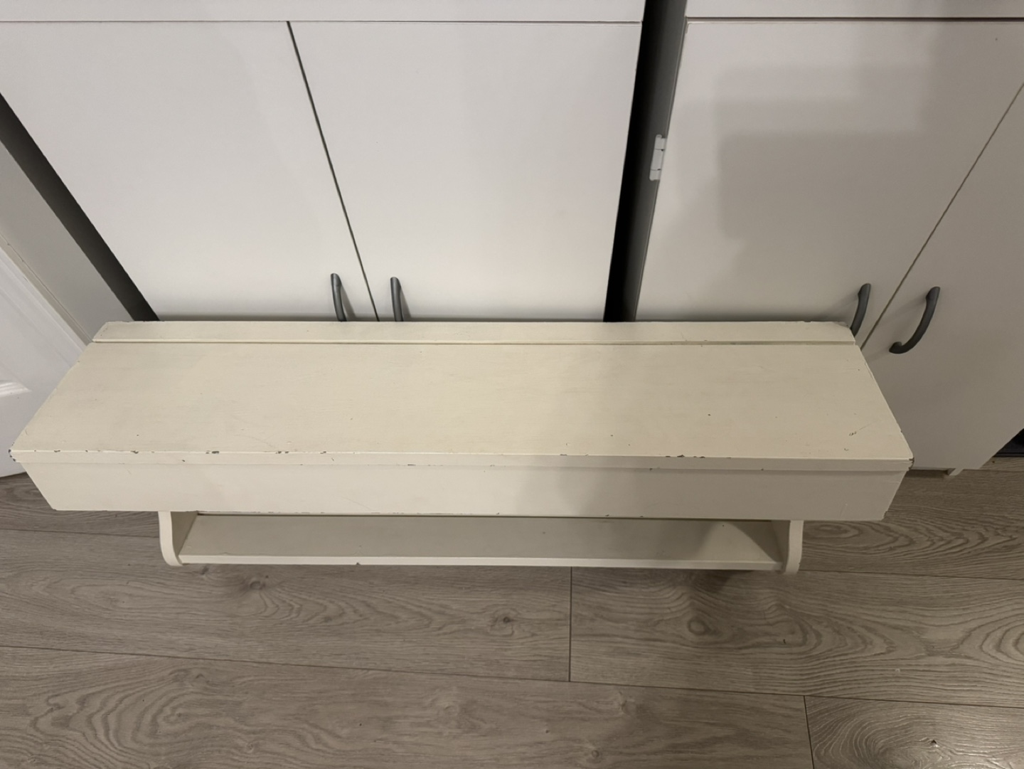 Wooden Shelf Coat & Hat Rack - photo 3