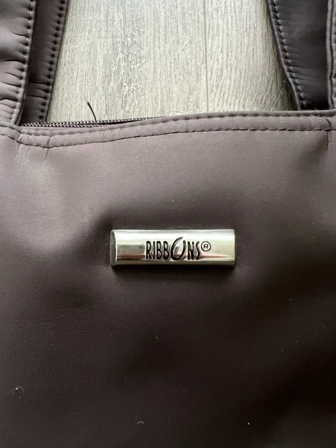 Ribbons Brown Tote Bag image indicator(3)