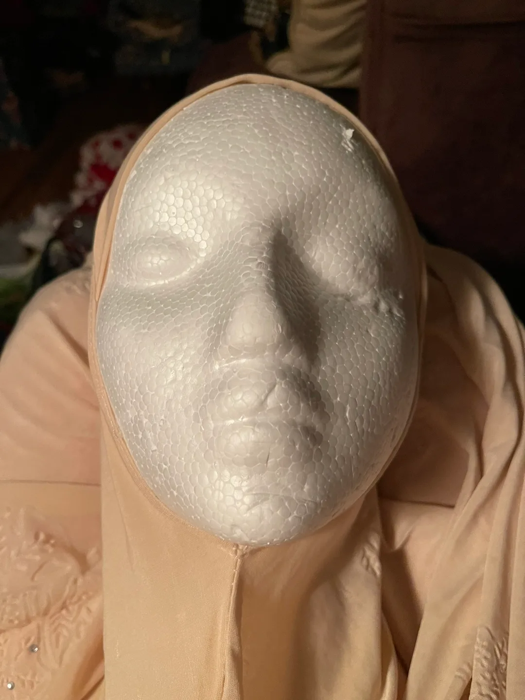 Beige Embossed Hijab image indicator(3)