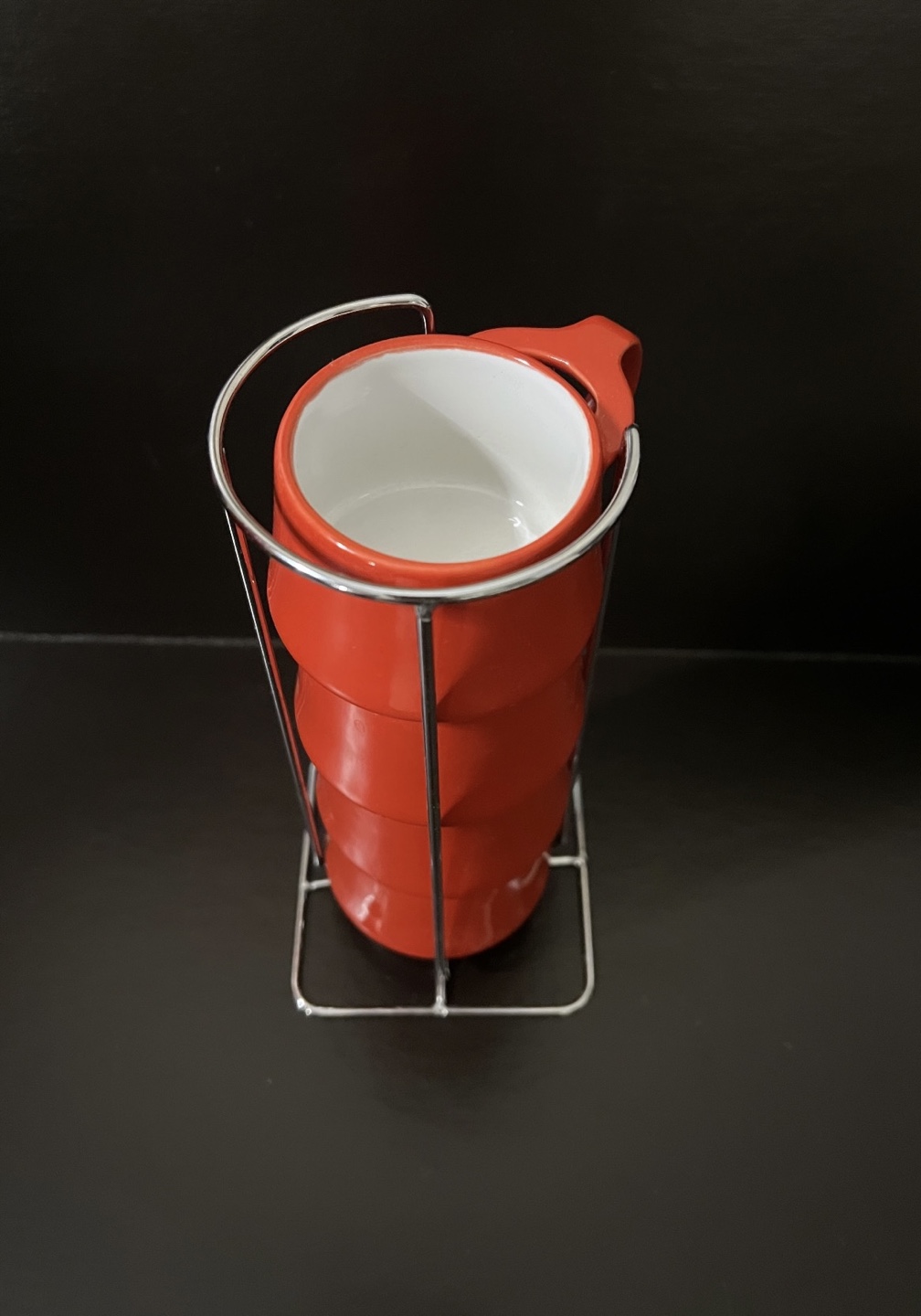 DANSK Kobenstyle Espresso Coffee Cups, complete with Holder - photo 3
