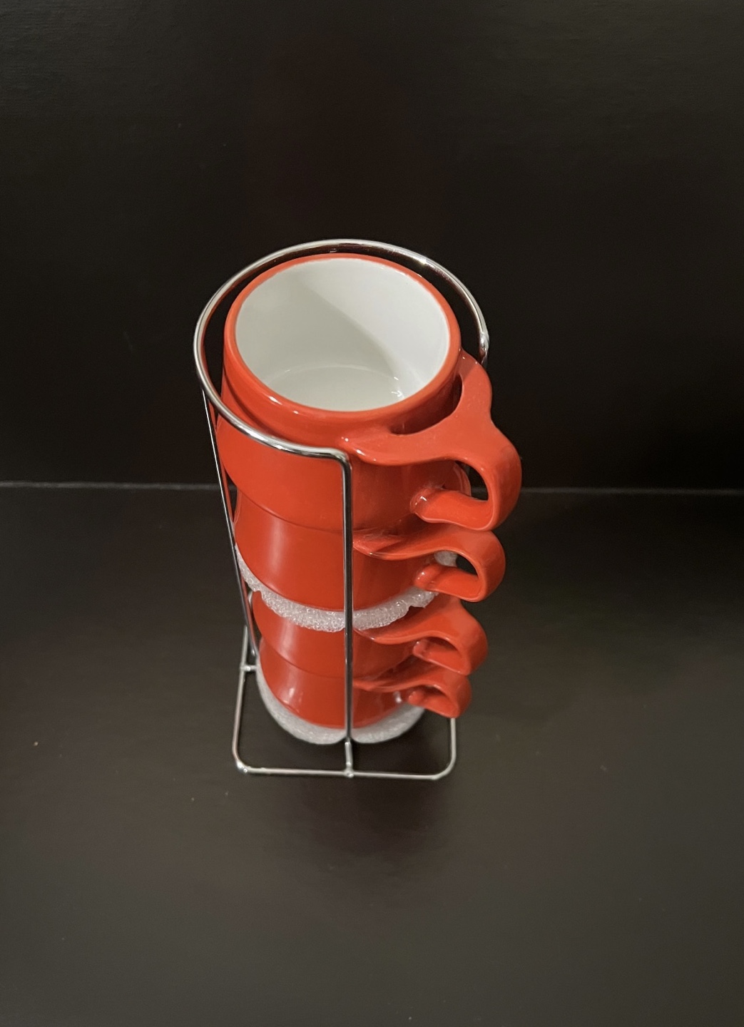 DANSK Kobenstyle Espresso Coffee Cups, complete with Holder