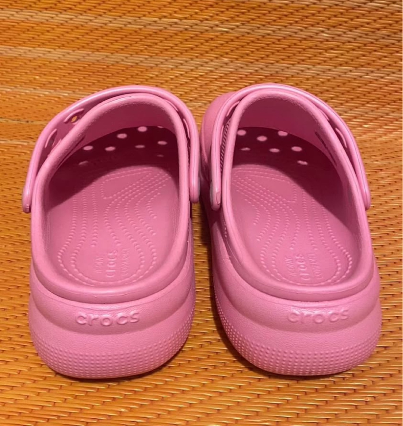 Pink Crocs Platform Clogs - Women's Size J5 - photo 3