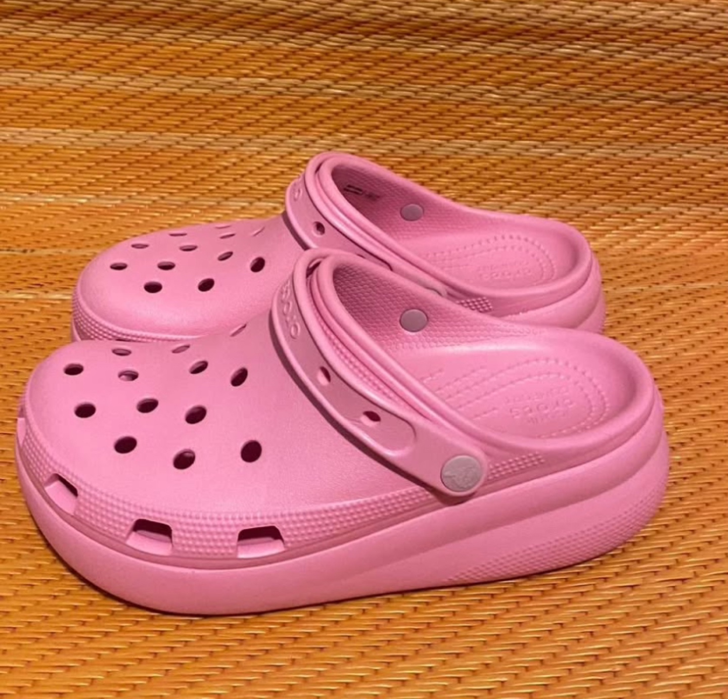 Pink Crocs Platform Clogs - Women's Size J5 - photo 2