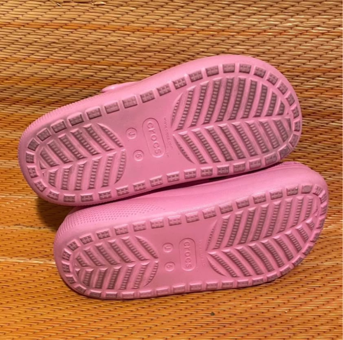 Pink Crocs Platform Clogs - Women's Size J5 - photo 4