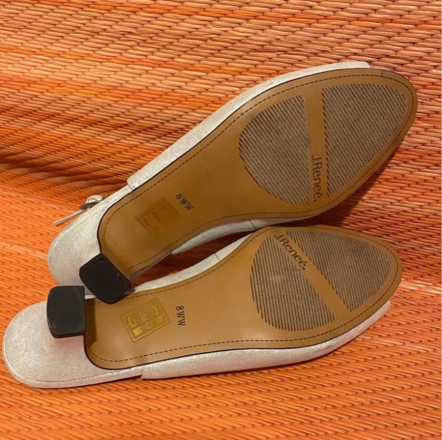 J. Renée Women's Silver Slingback  Size 8WW - photo 5