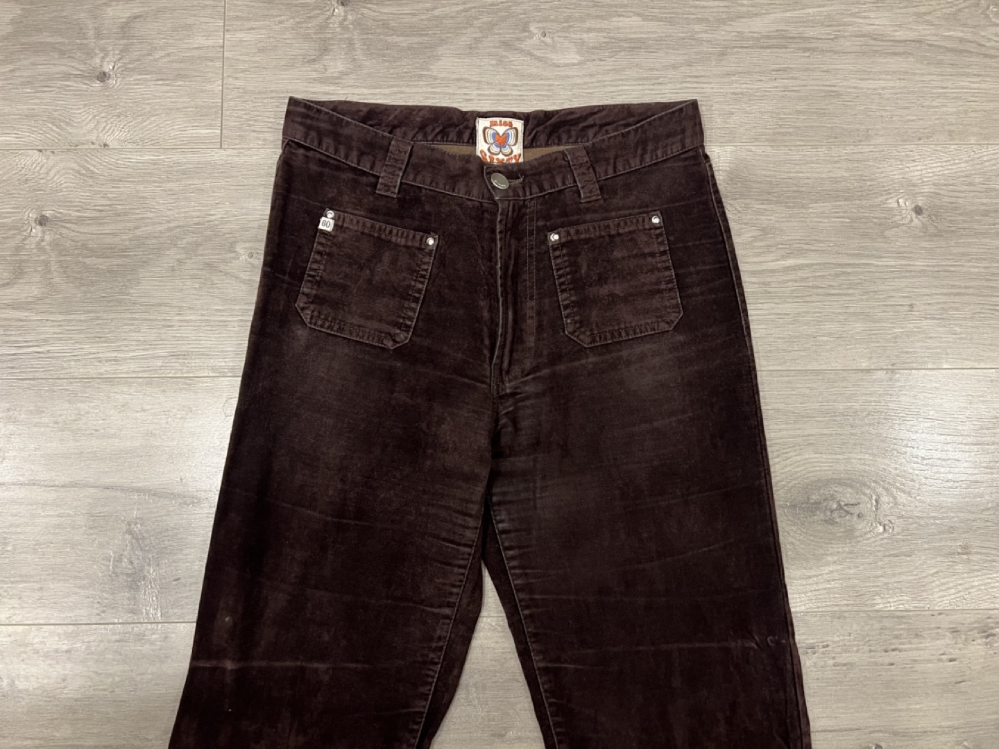 Vintage Sixty  Dark Brown Velvet Pants Size 28/29