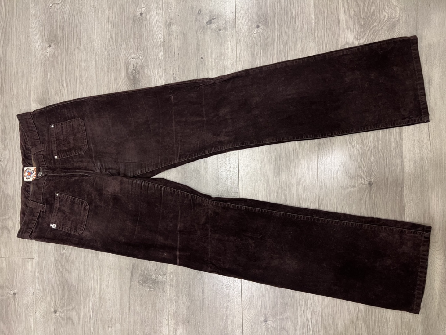 Vintage Sixty  Dark Brown Velvet Pants Size 28/29 - photo 2