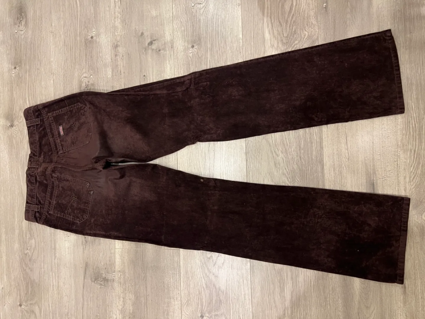Vintage Sixty  Dark Brown Velvet Pants Size 28/29 image indicator(8)