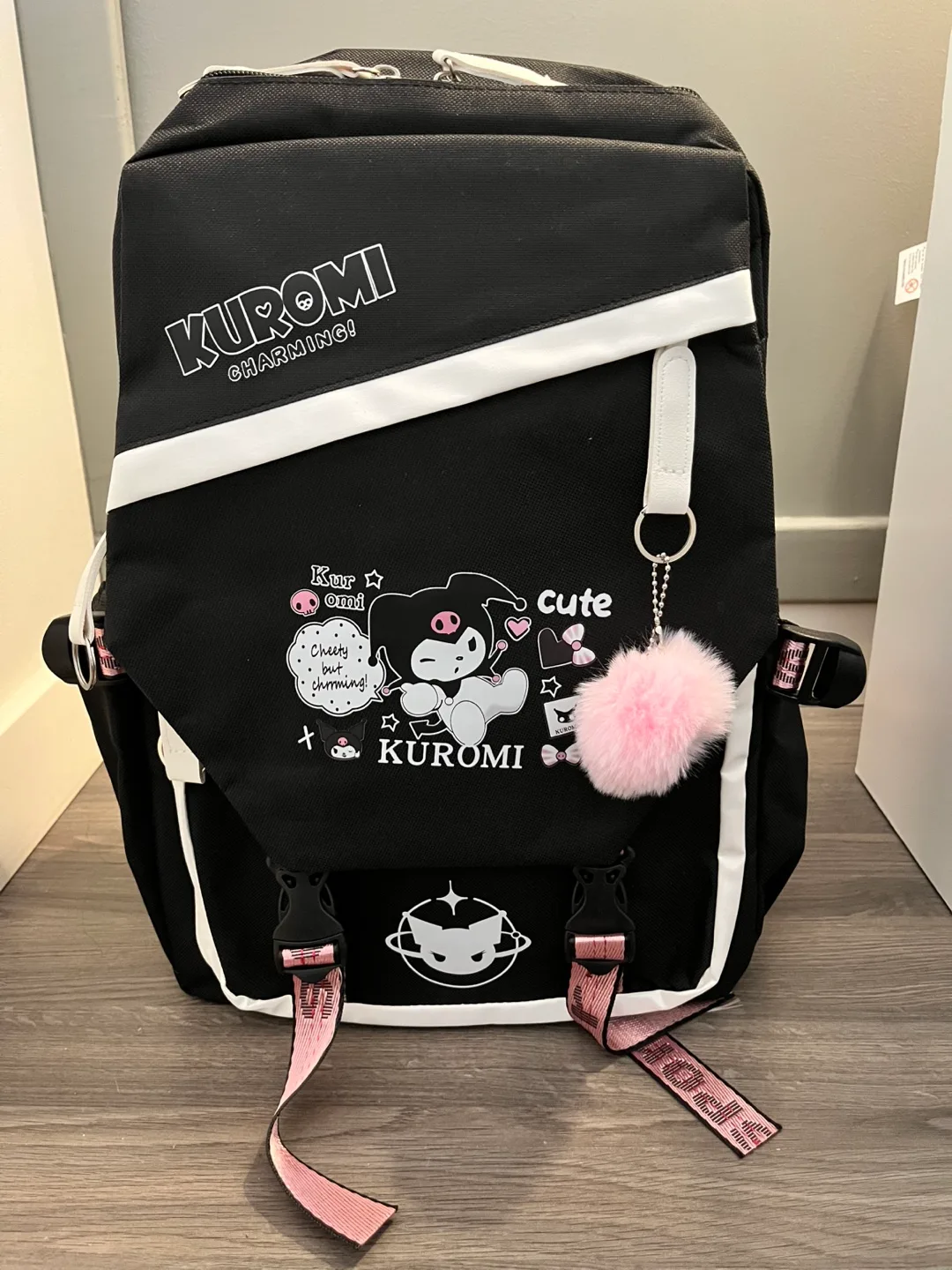 Kuromi Backpack with Pink Accents thumbnail