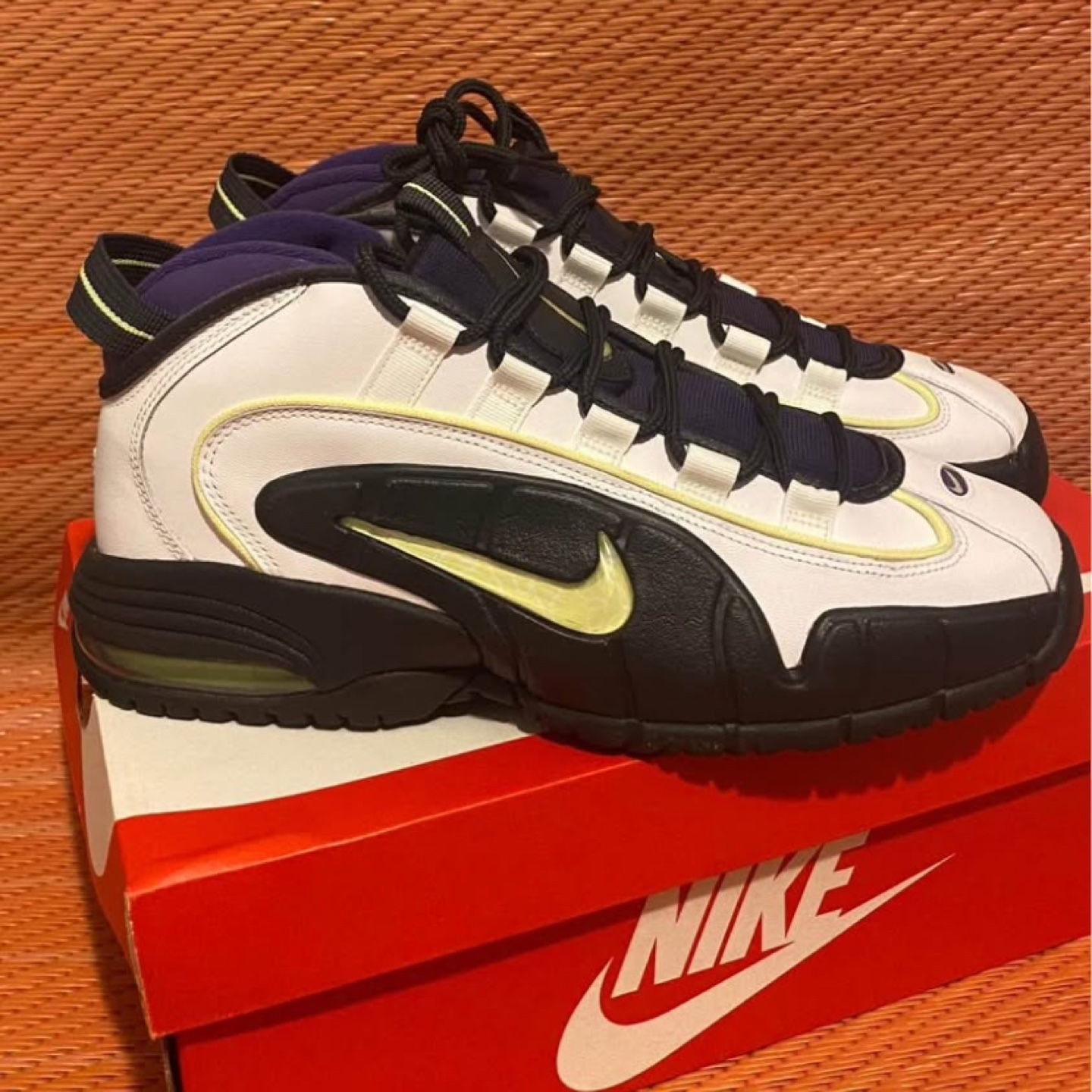 Nike Air Max Uptempo 97 'White/Court Purple' size 10.5
