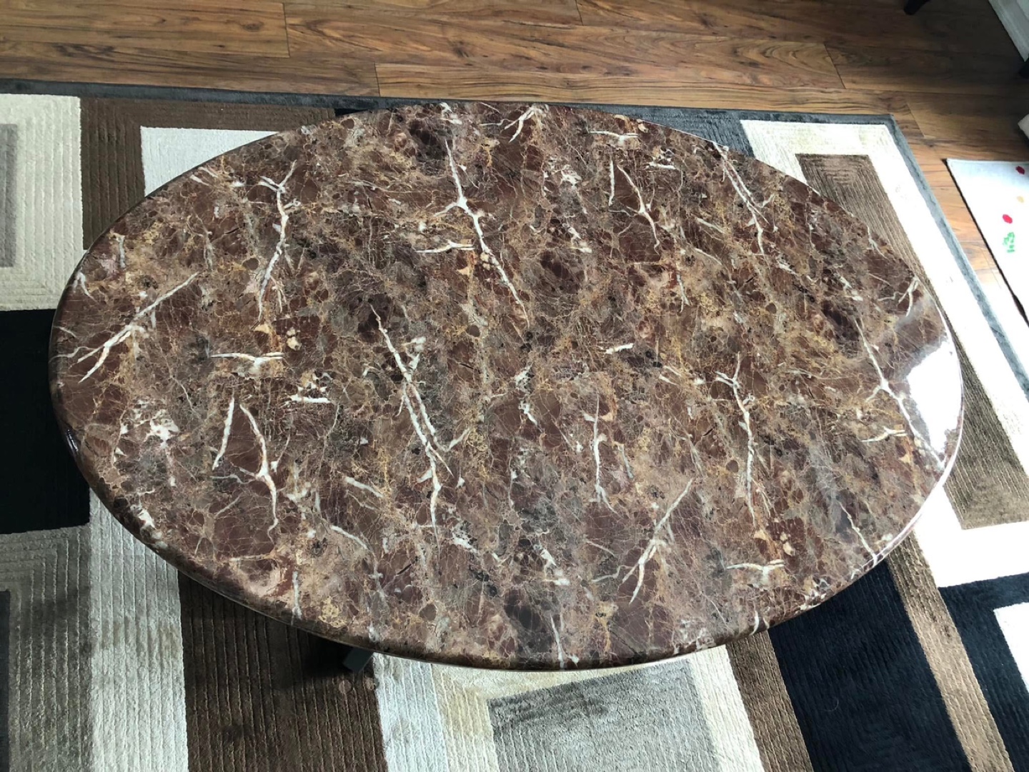 Marble Top Coffee Table Set - photo 2