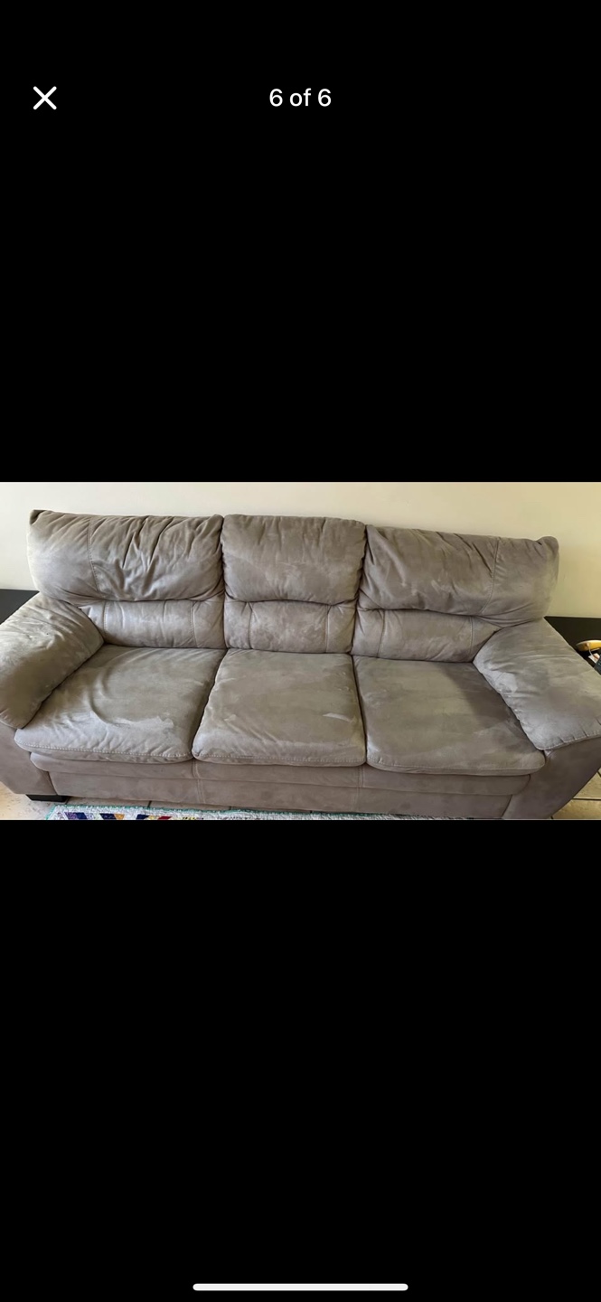 Used Kelleher Sofa - Silver Grey