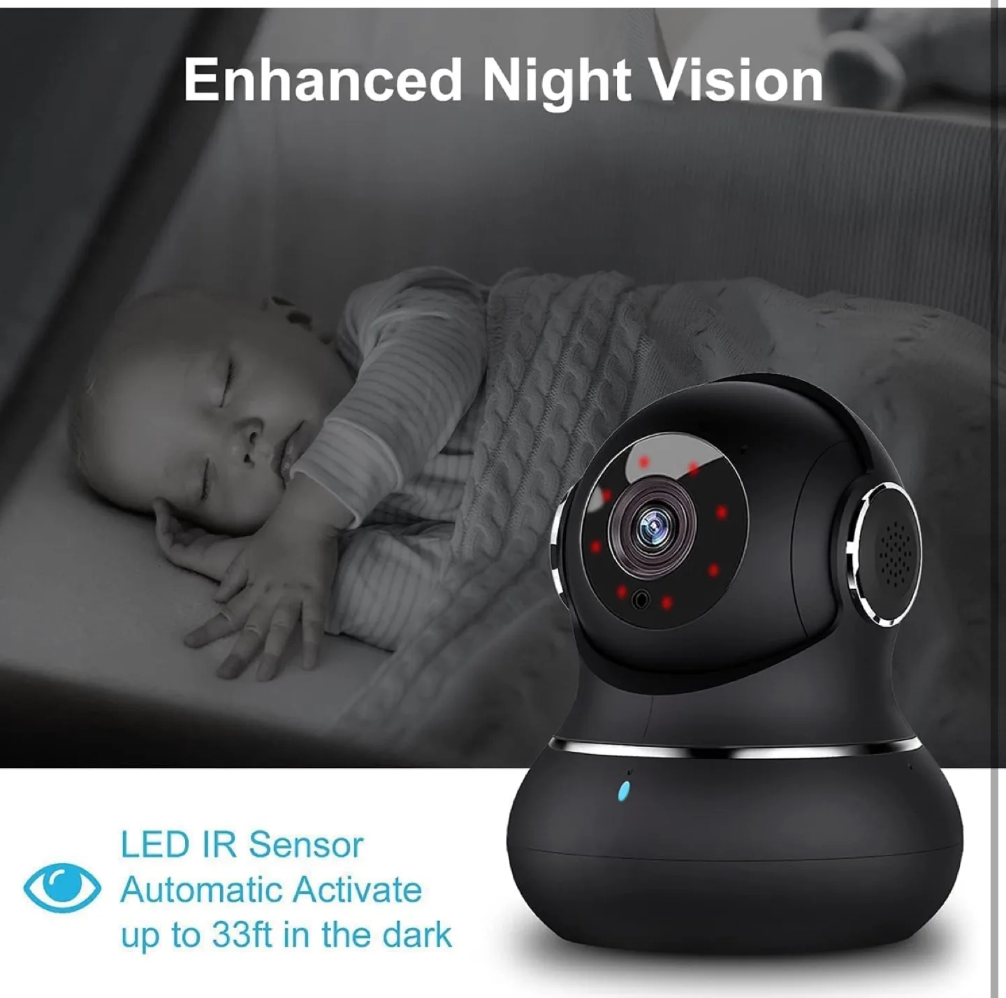 2K Indoor Security Camera, Litokam 360° View Pet Camera image indicator(3)