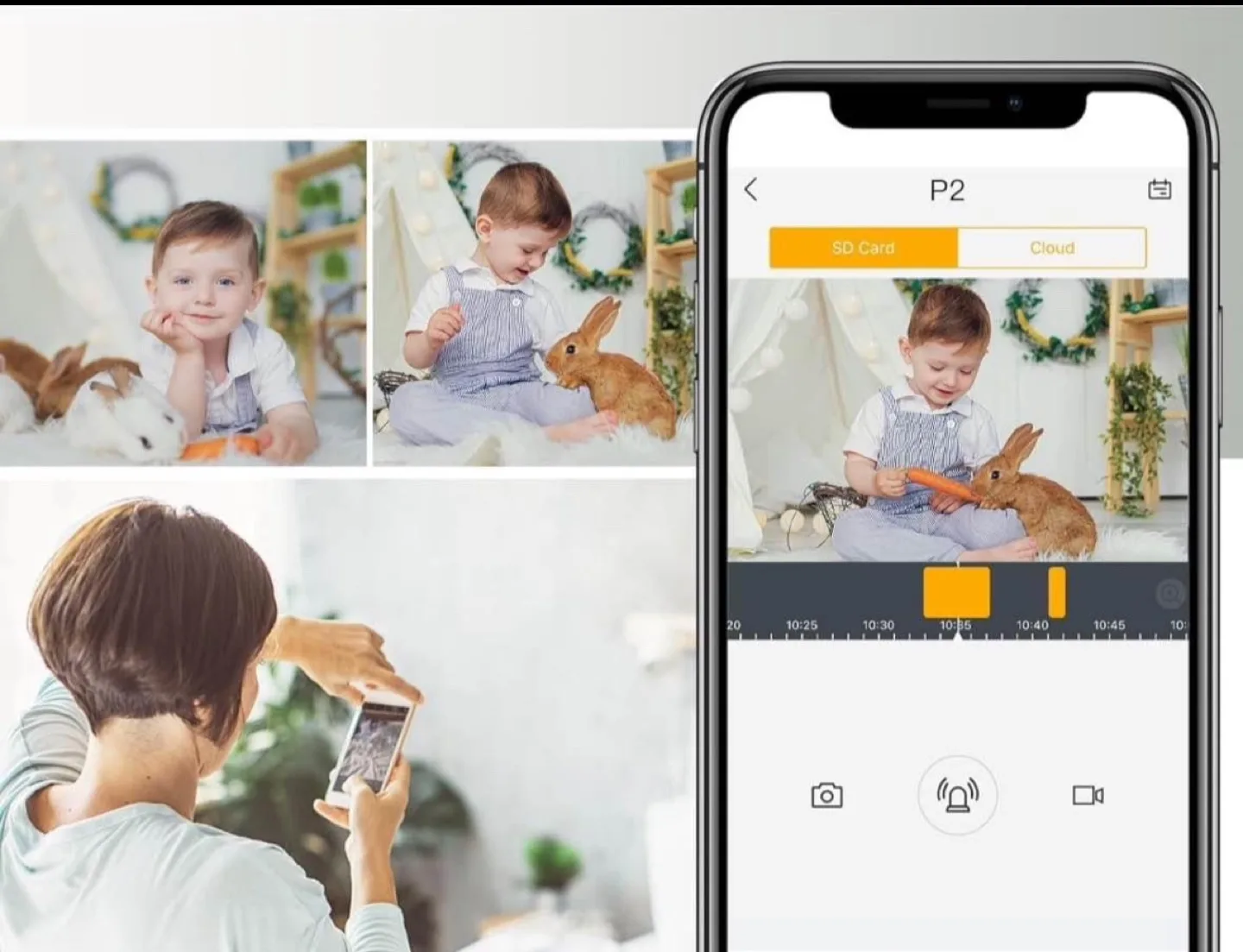 Security Camera 2K, Baby Monitor Dog Camera 2PCS f image indicator(4)