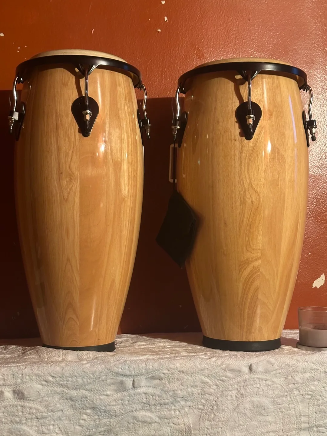 Pearl Primero Congas - Pair - Natural Finish thumbnail