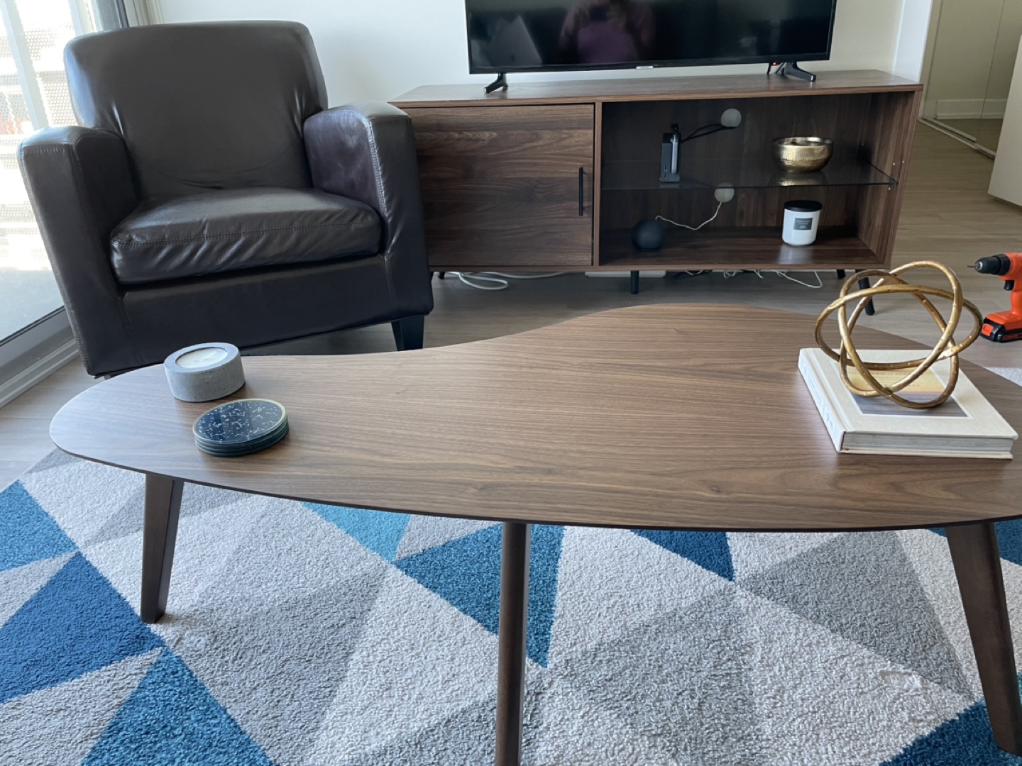 Unique Walnut Coffee Table