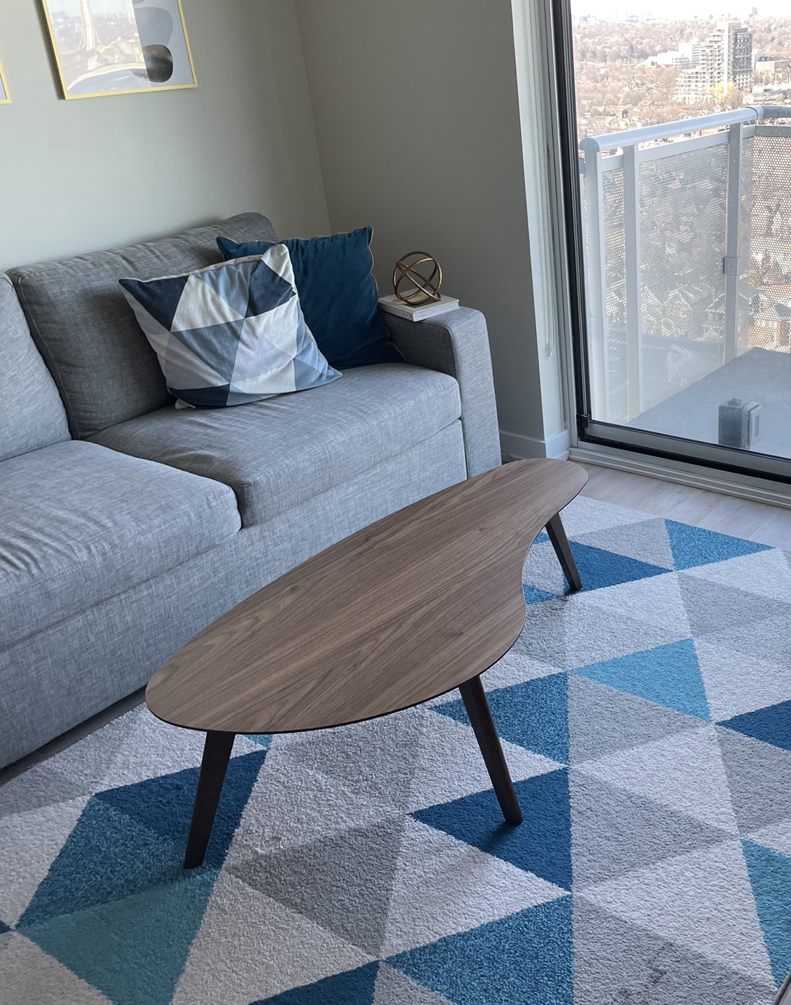 Unique Walnut Coffee Table - photo 2
